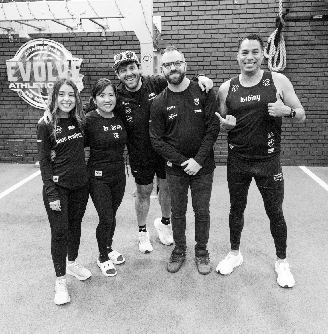 PROOF Make Your Mark NYC Marathon event with Dubset Running Collective at Evolve Athletic Club