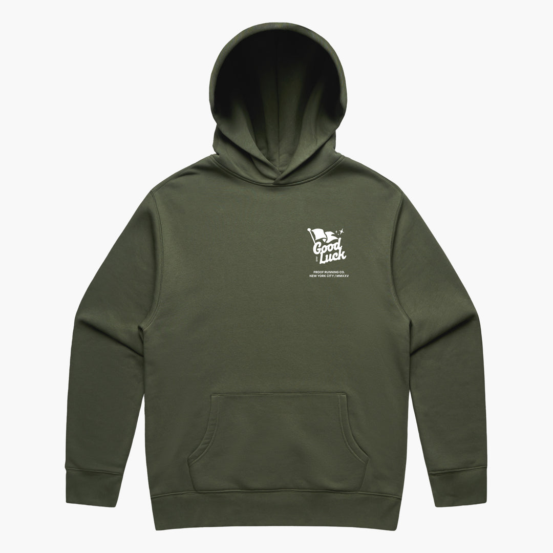 Men's Good Luck Hoodie Cypress Green