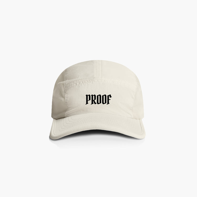 PROOF Everyday Runner Hat Ecru Front