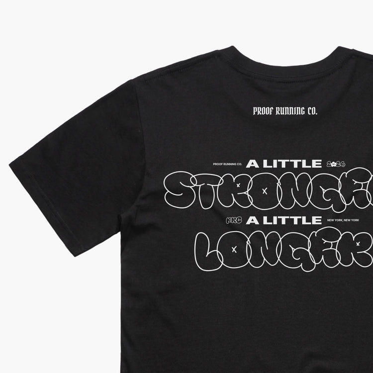 PROOF Everyday T-Shirt (Stronger, Longer) Black Back Zoom