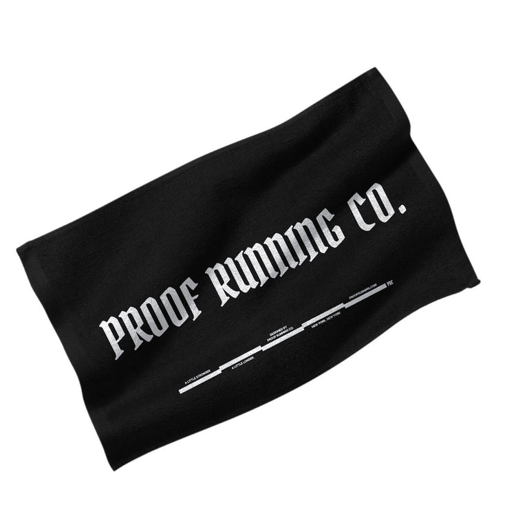 PROOF Gym Towel Black