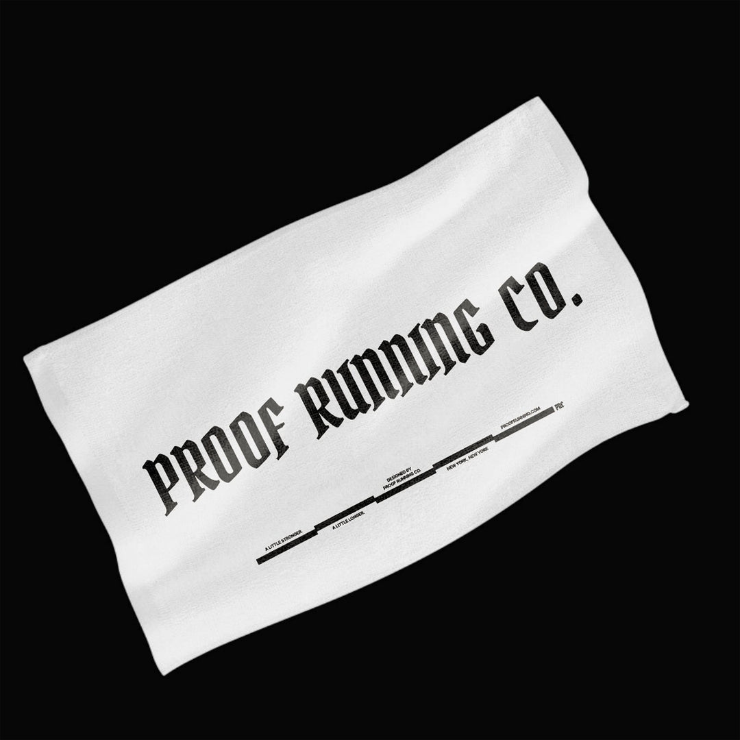 PROOF Gym Towel White